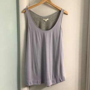 Pure Good Purple Gray Jersey Tank Size Medium Anthropologie